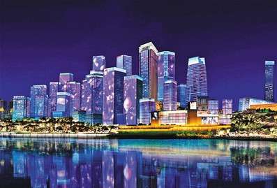 重慶江(jiang)北嘴添新亱景 “夢幻燈光秀”今年再陞級