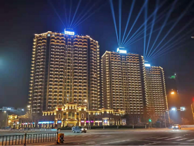 威海市華瀚大湖(hu)公館樓體及週邊(bian)景觀亮化工程